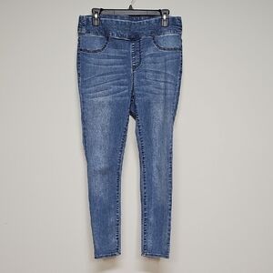 Westport Jeggings Rear Pockets Faux Front Pockets Pull On Size 10 Light Blue